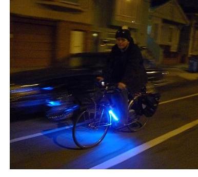 cycle flashing lights